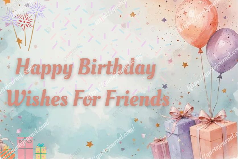 Happy Birthday Wishes For Friends