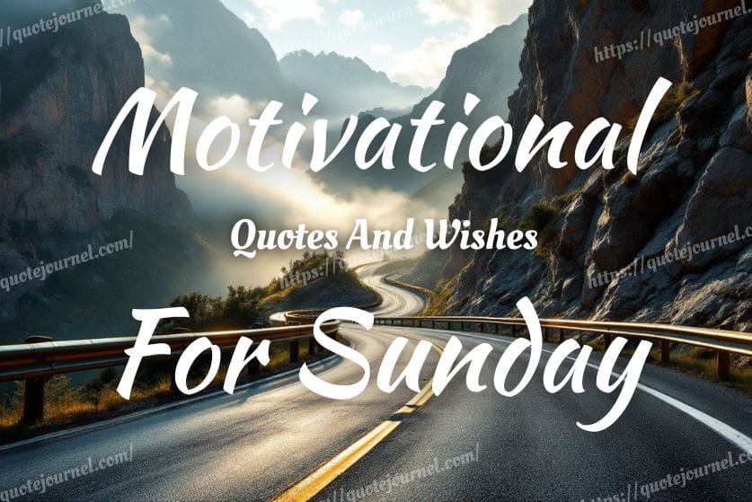 Motivational Quotes for Sunday