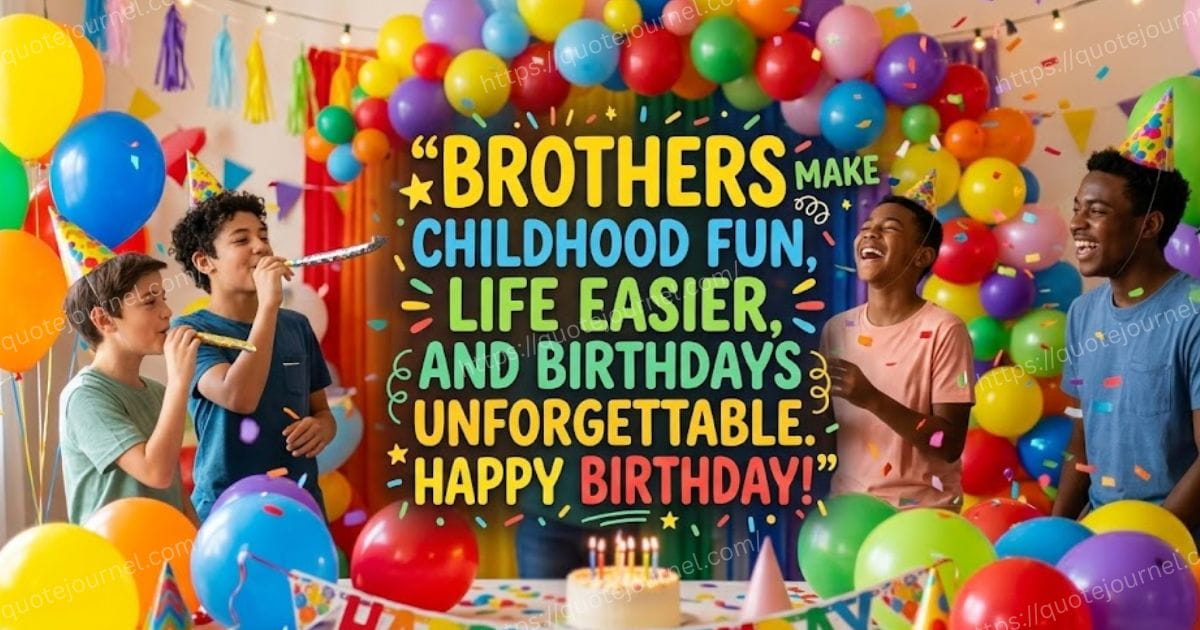 Funny Birthday Quotes for Brother