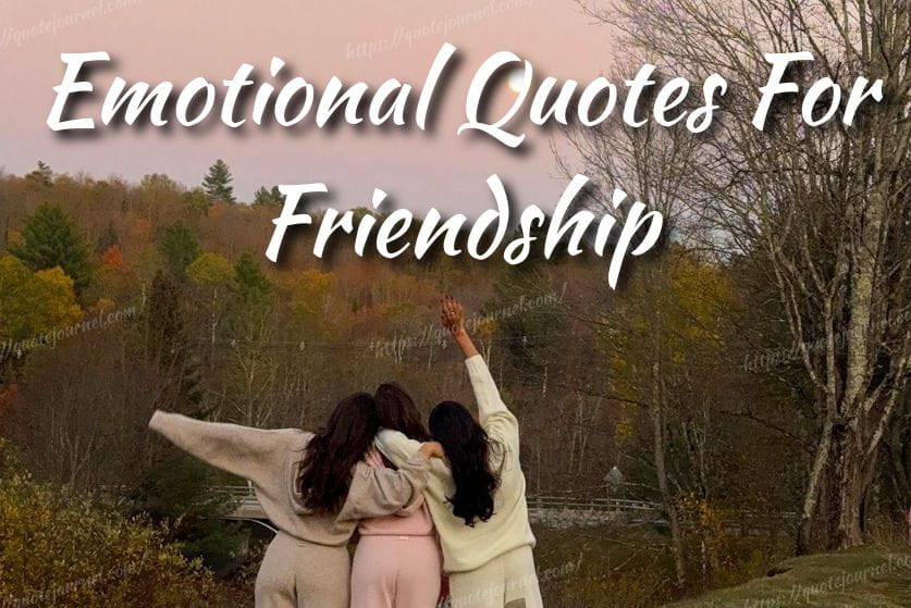 Emotional Friendship Quotes
