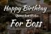 Birthday Quotes for Boss