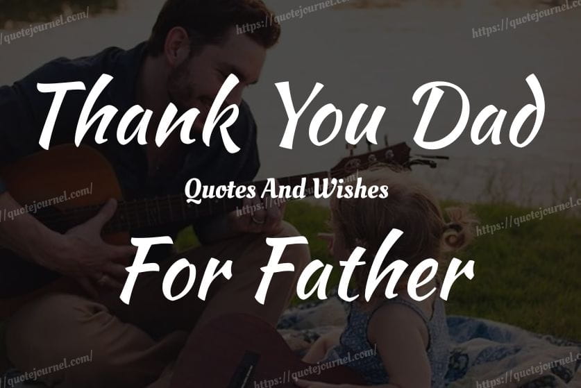Thank You Dad Quotes
