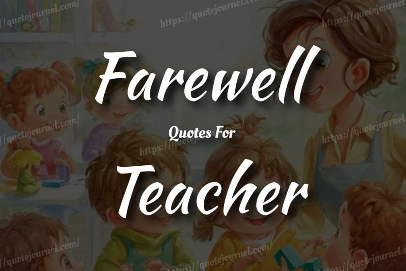Teacher Farewell Wishes