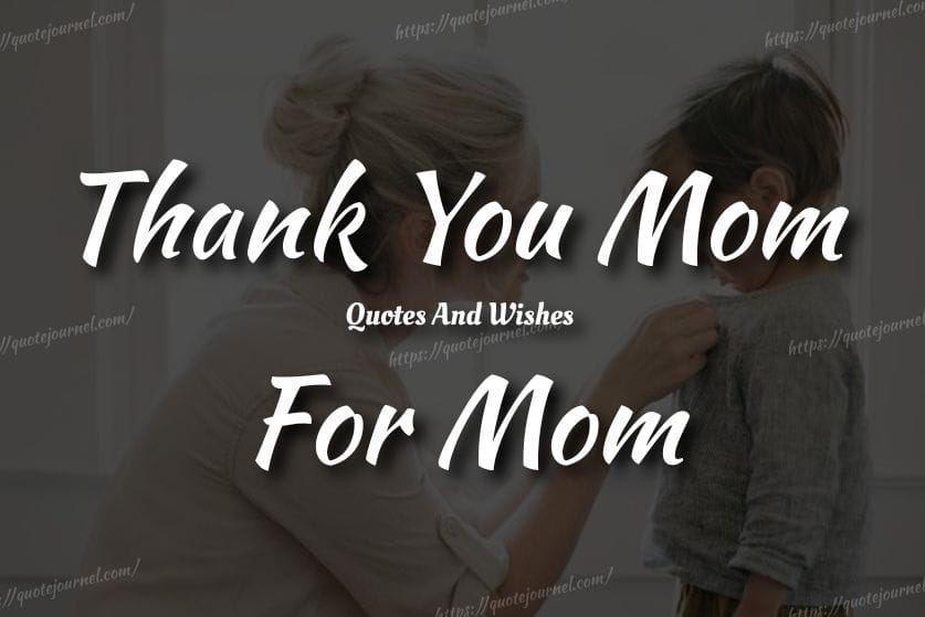 Thank You Mom Quotes