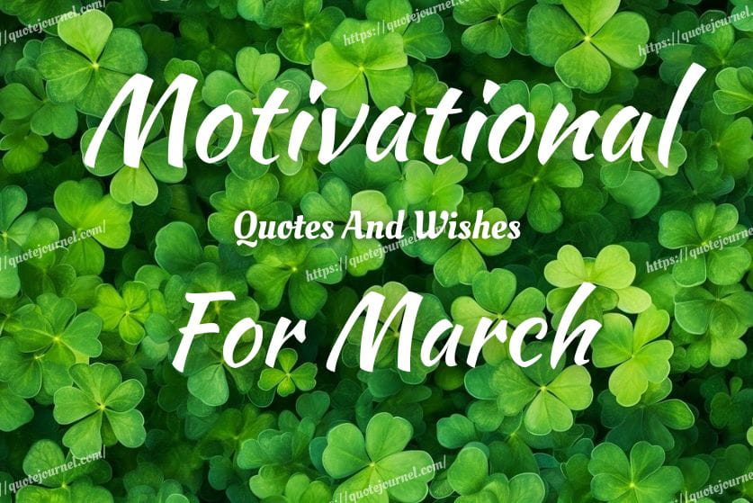March Motivational Quotes