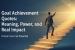 Goal Achievement Quotes