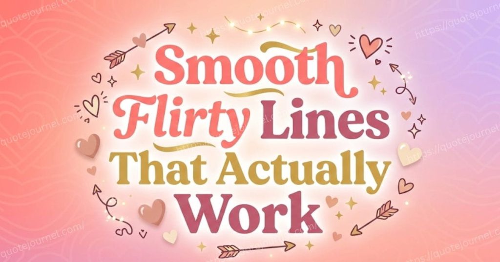 45+ Smooth Flirty Lines That Actually Work