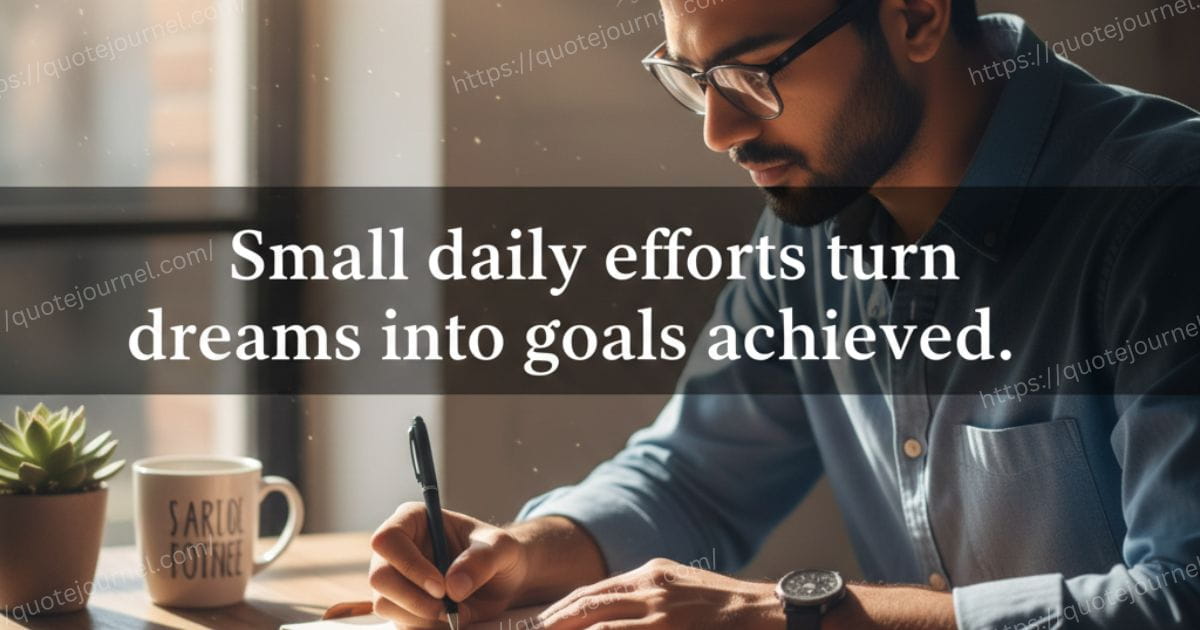 Achieve the Goals Quotes, Focus on Action and Discipline