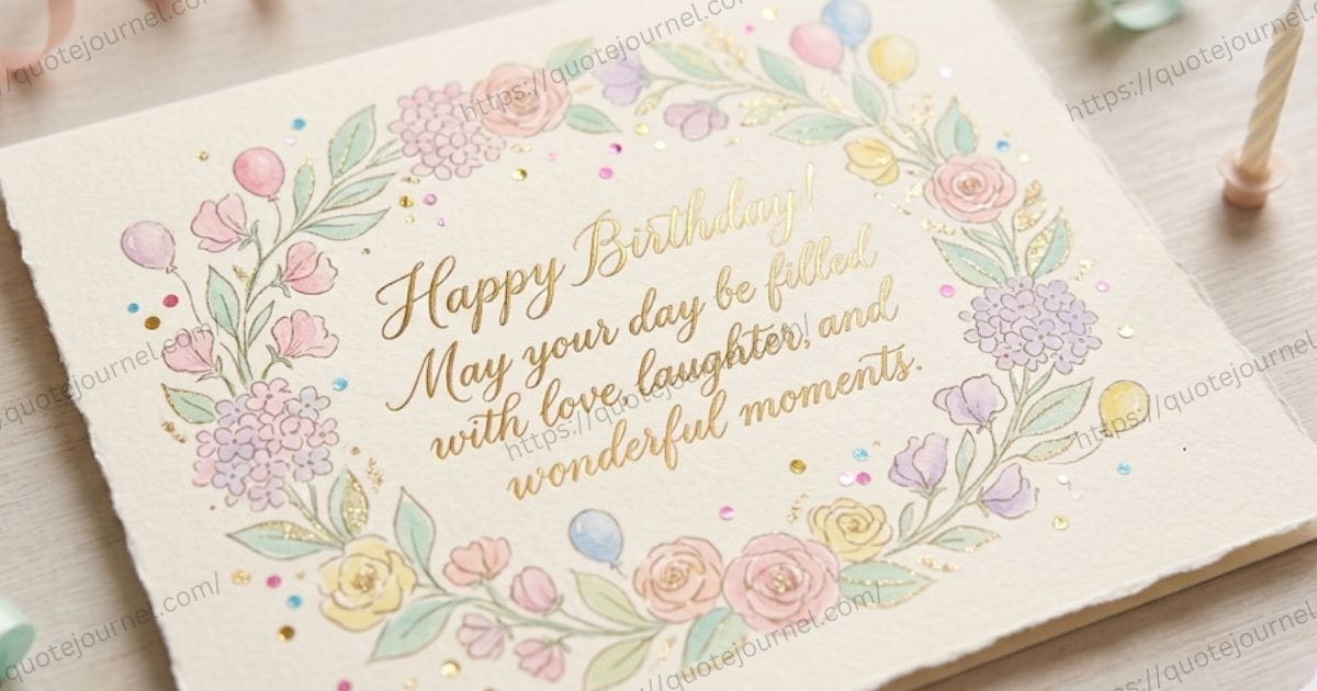 Classic Happy Birthday Quotes
