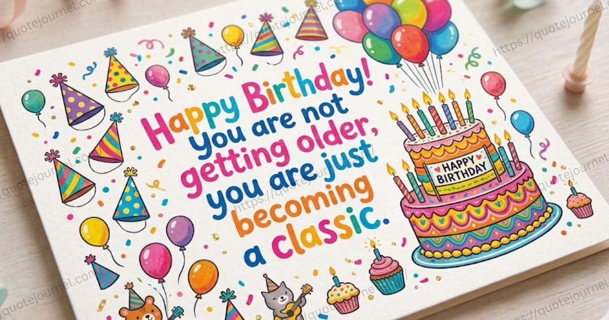 Funny Birthday Quotes to Make Them Smile