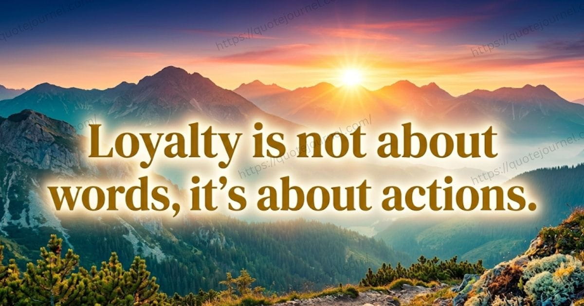 Love and Loyalty: Quotes About Love