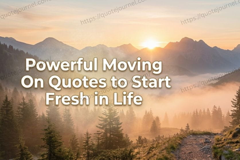 Moving on Quotes
