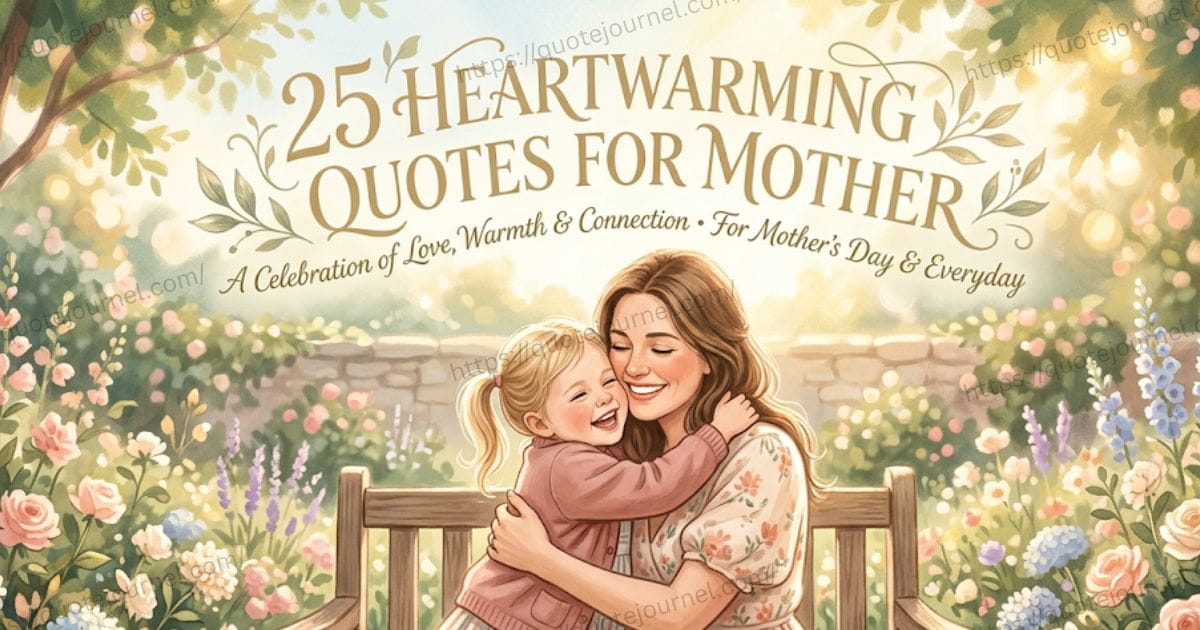 25 Heartwarming Quotes For Mother To Celebrate Her Love
