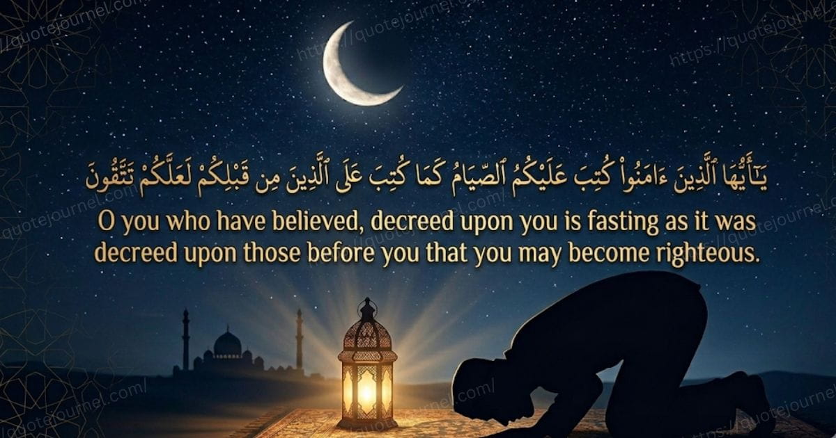 Quotes from Quran About Ramadan