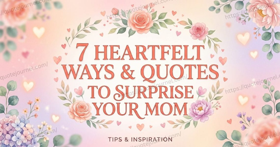 Surprise your Mom