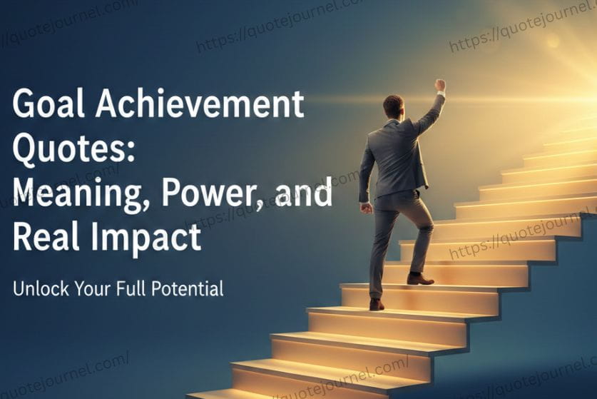 Goal Achievement Quotes