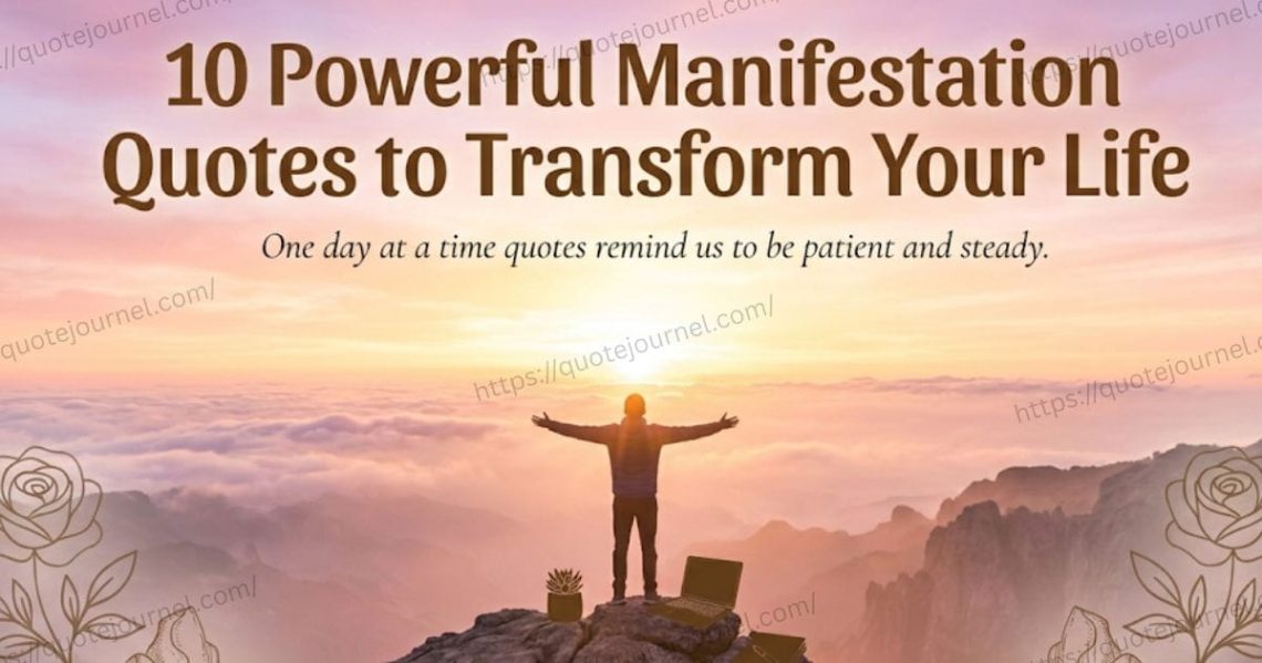 Manifestation quotes