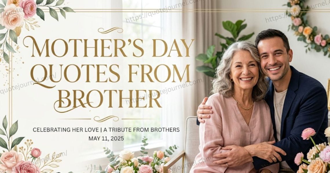 Mother's Day quotes from brother