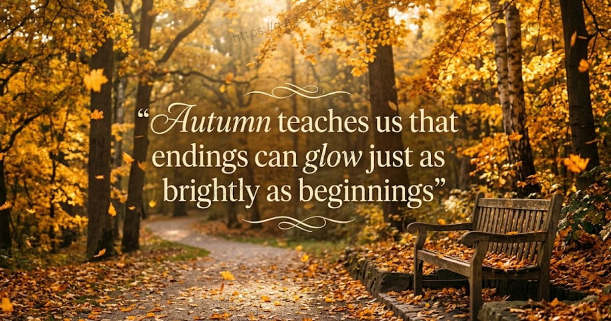 Short & Powerful Autumn Quotes