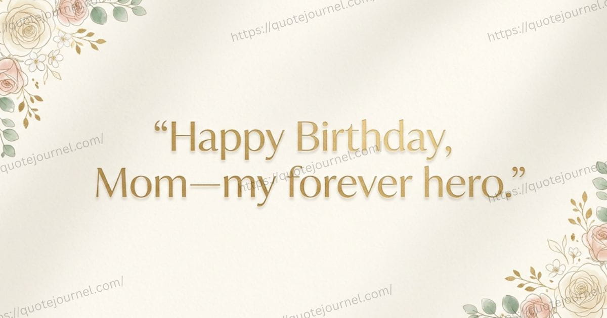 Deep & Meaningful Birthday Quotes for Mother