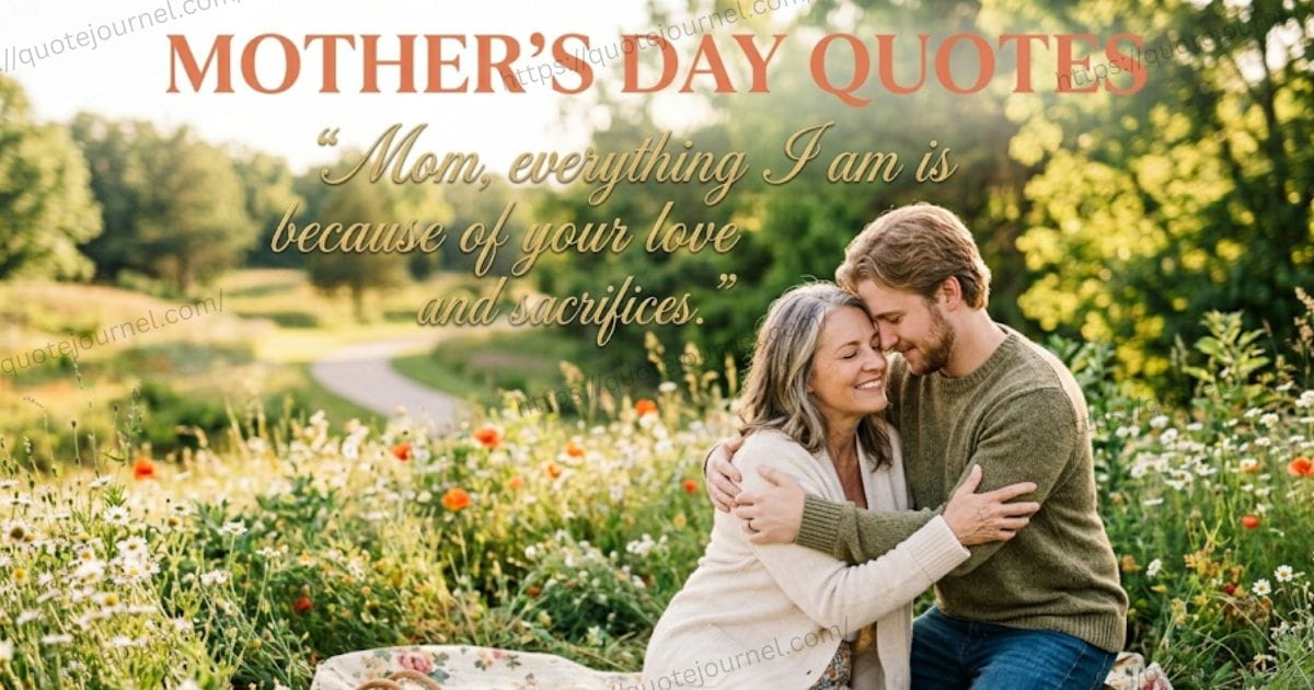 Short & Powerful Quotes for Mother's Day Quotes from Sons