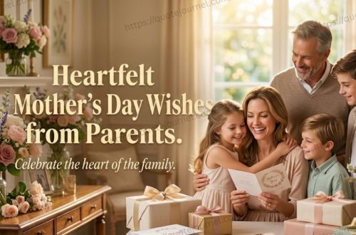 Mother's Day wishes from parents