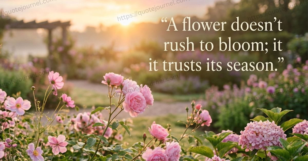 Short & Powerful Quotes About Flower