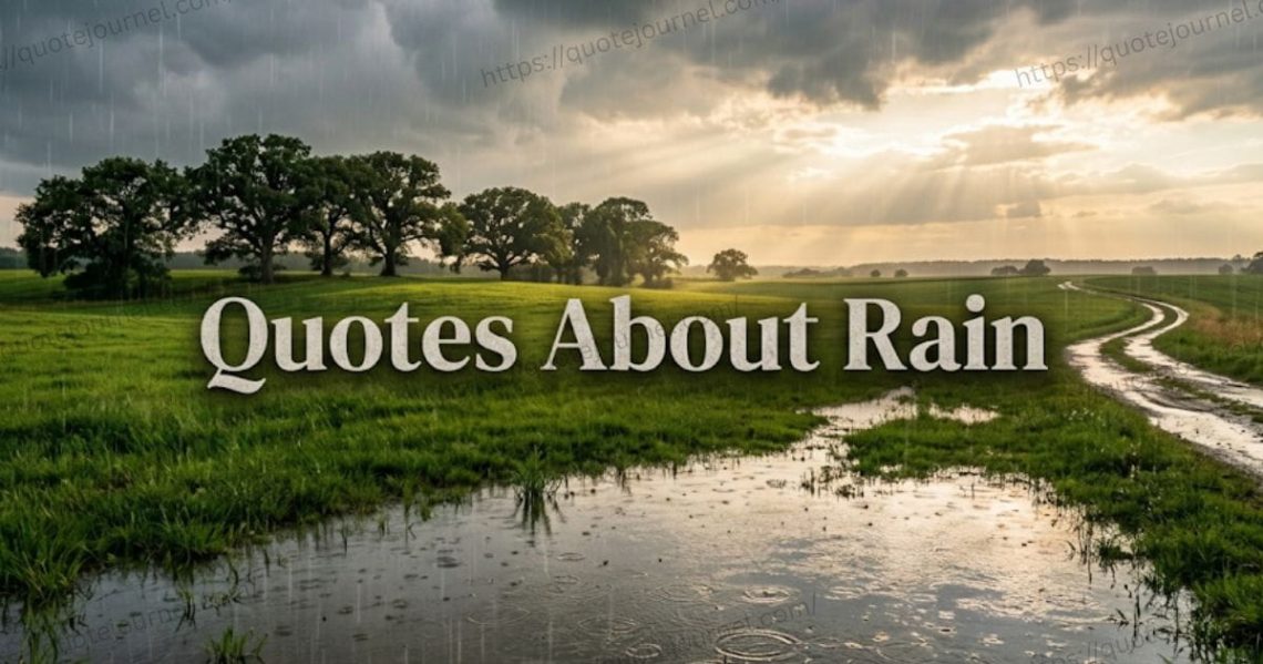 Quotes about Rain