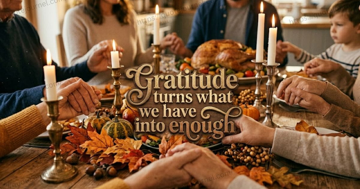 Inspirational Family Thanksgiving Quotes