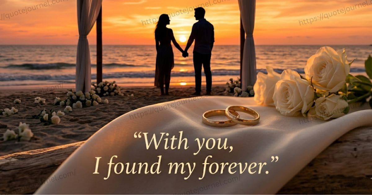 Inspirational Quotes for Wedding Wishes from Fiancé
