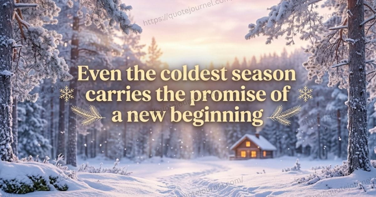 Short & Powerful Winter Quotes