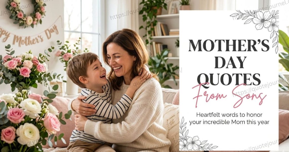 Mother's Day quotes from sons
